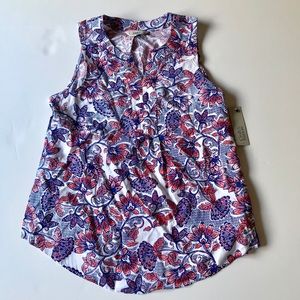 Croft & Barrow Poplin Tank